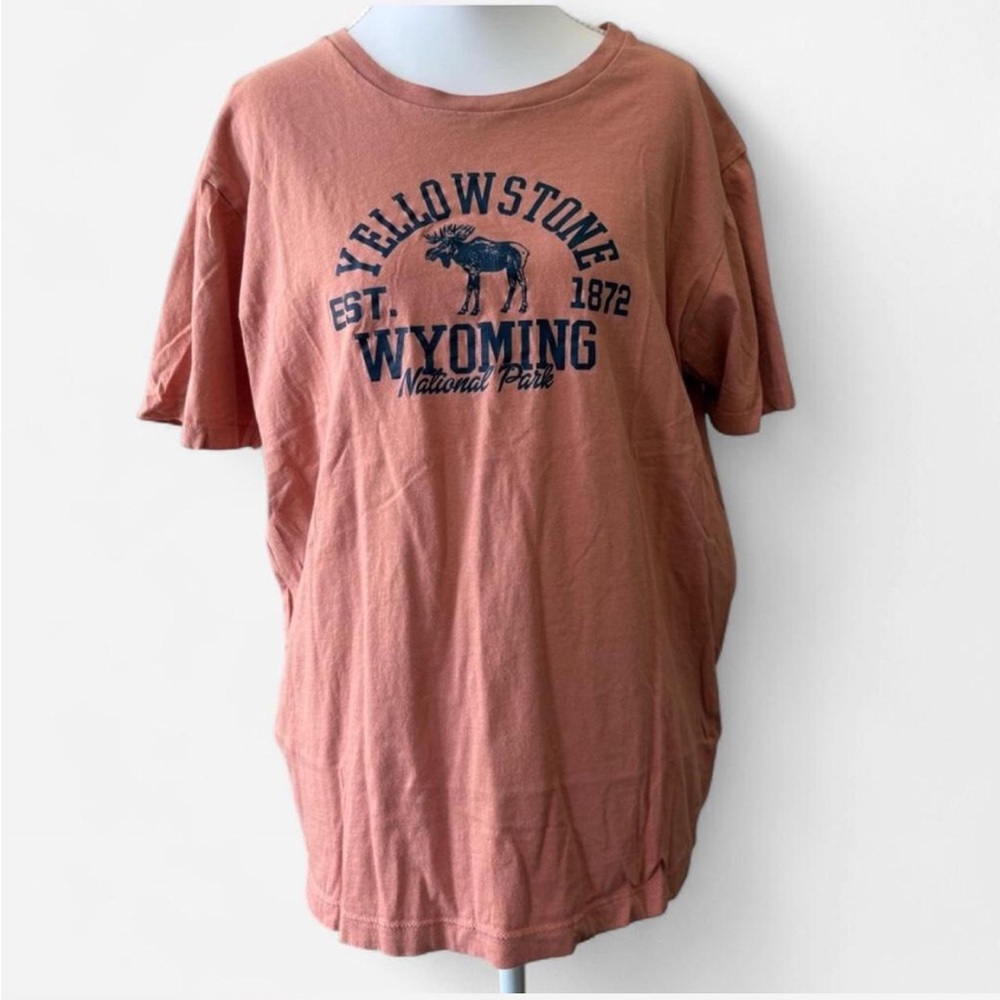Yellowstone Wyoming National Park Pink Tee